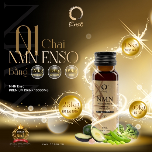 NMN Enso Premium Drink 10000mg – Trường Thọ Của Người Nhật